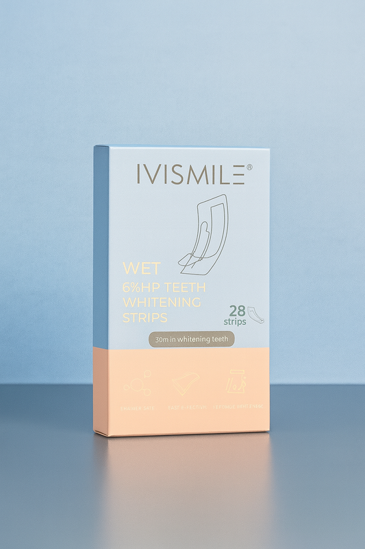 WET 6% Hydrogen Peroxide  teeth whitening strips